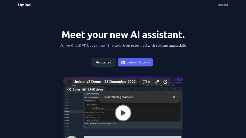 Uminal preview