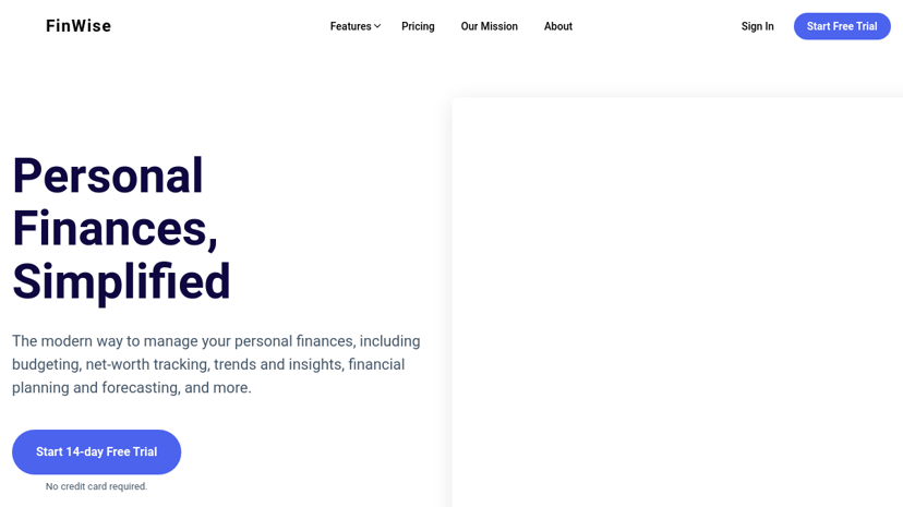 FinWise preview