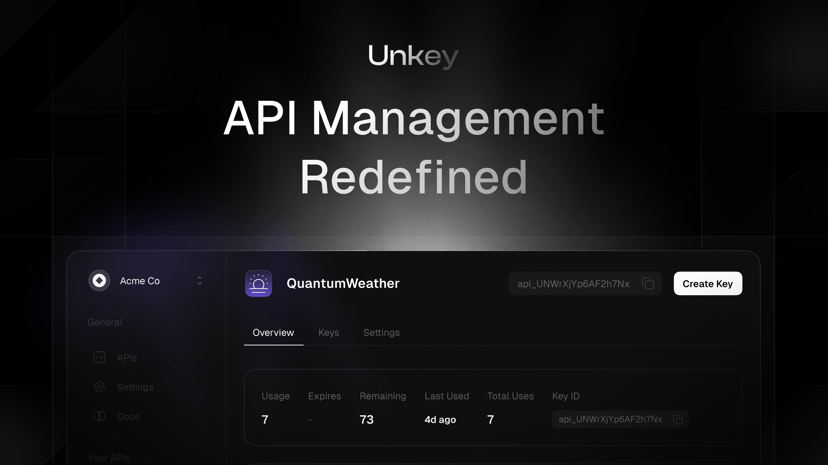 Unkey preview