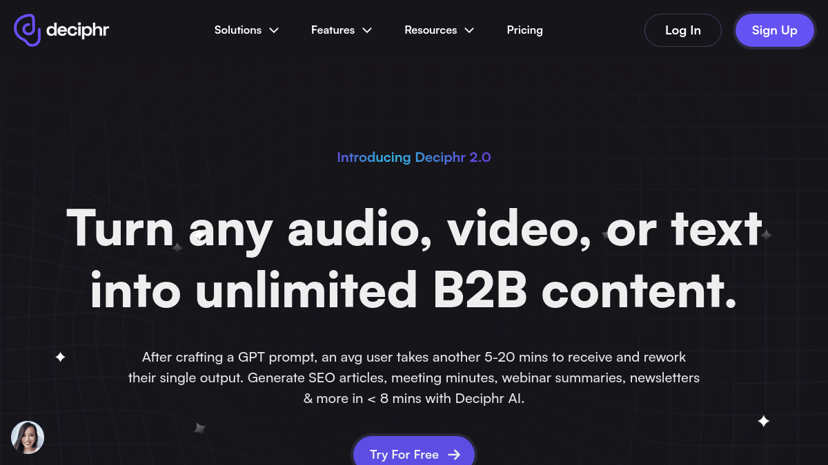 Deciphr preview