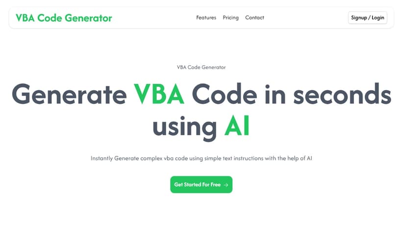 VBA Code Generator preview
