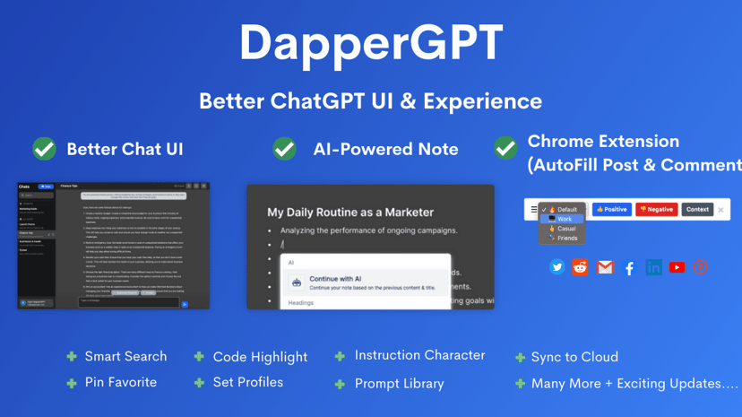 DapperGPT preview