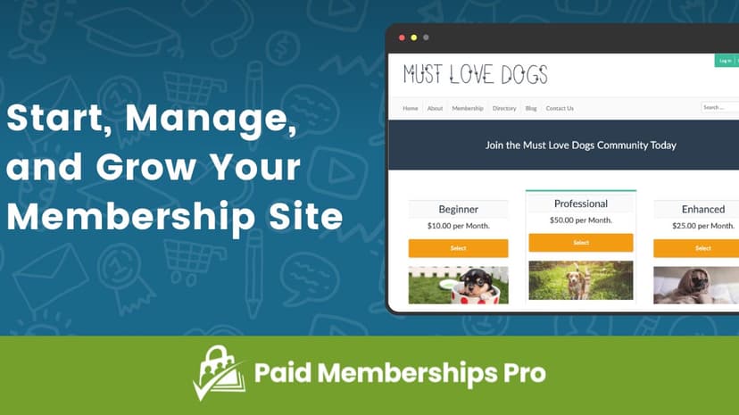 Paid Memberships Pro preview