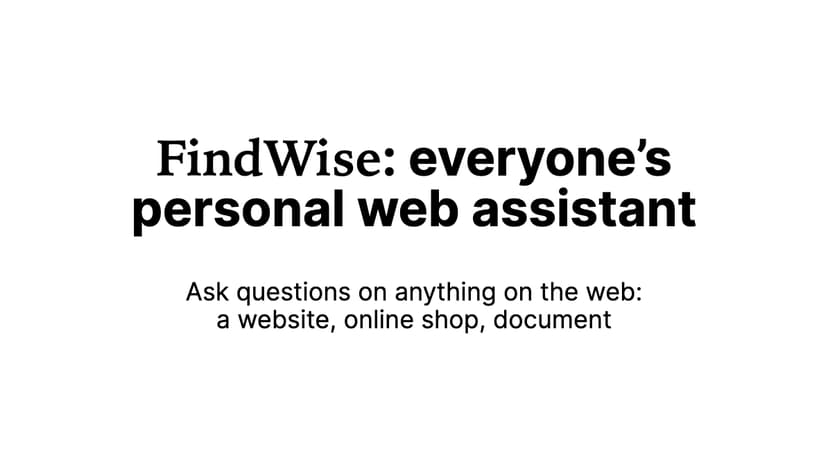 FindWise preview