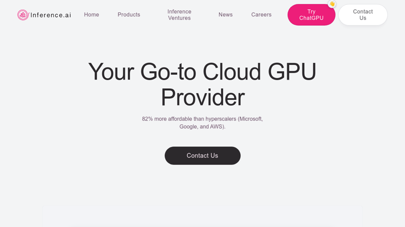 Inference.ai preview
