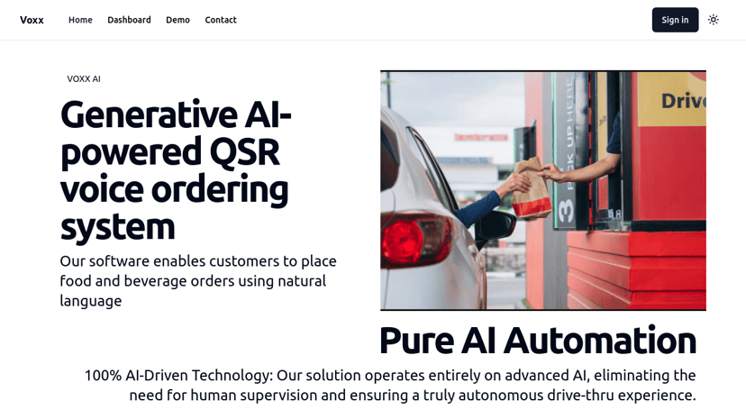 Voxx AI preview