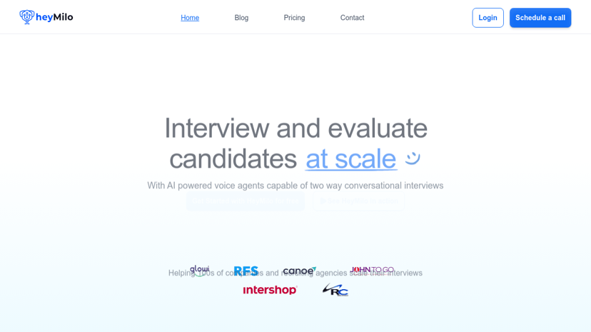 HeyMilo AI preview