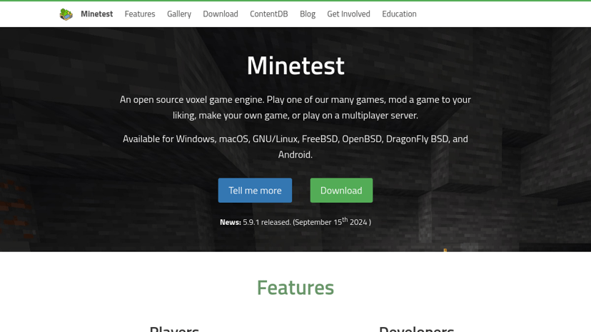 Minetest preview
