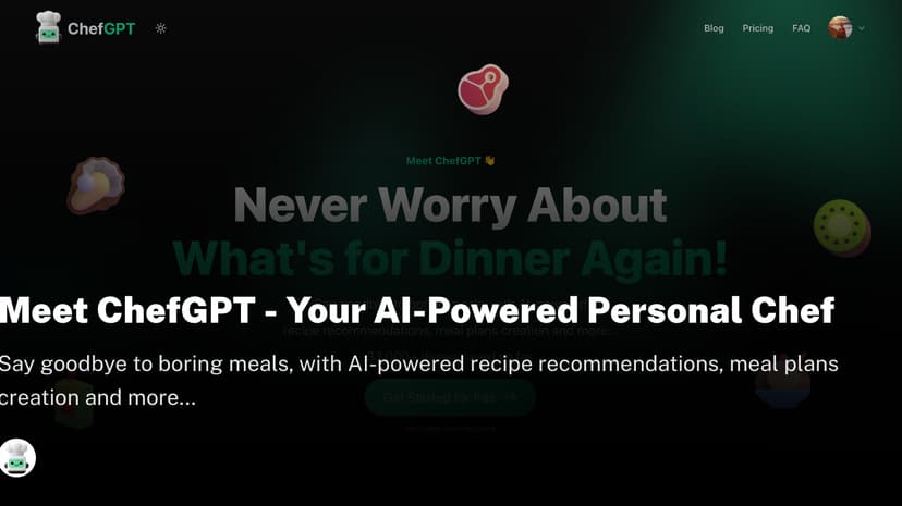 ChefGPT preview