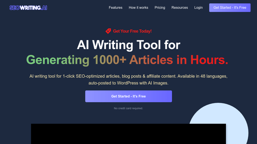SEO Writing AI preview