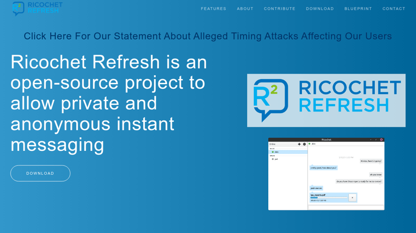 Ricochet Refresh preview