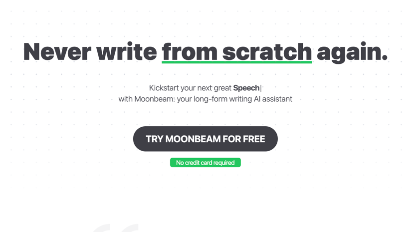 Moonbeam preview