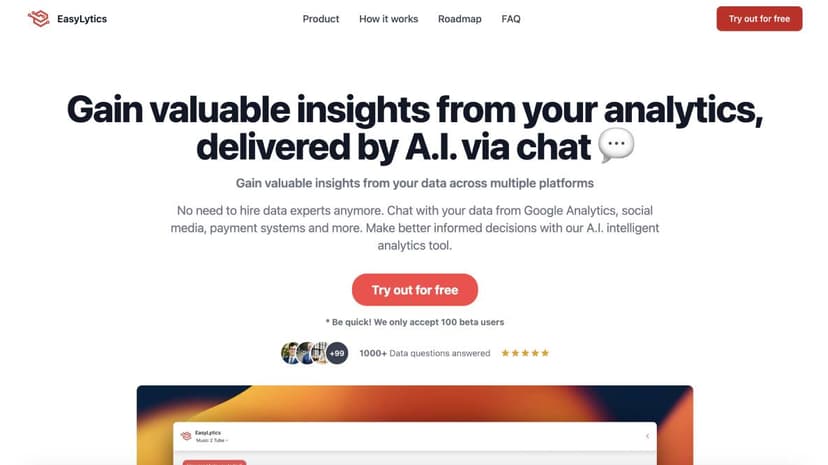 EasyLytics preview