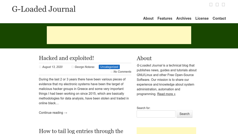 G-Loaded Journal preview