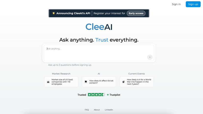 CleeAI preview
