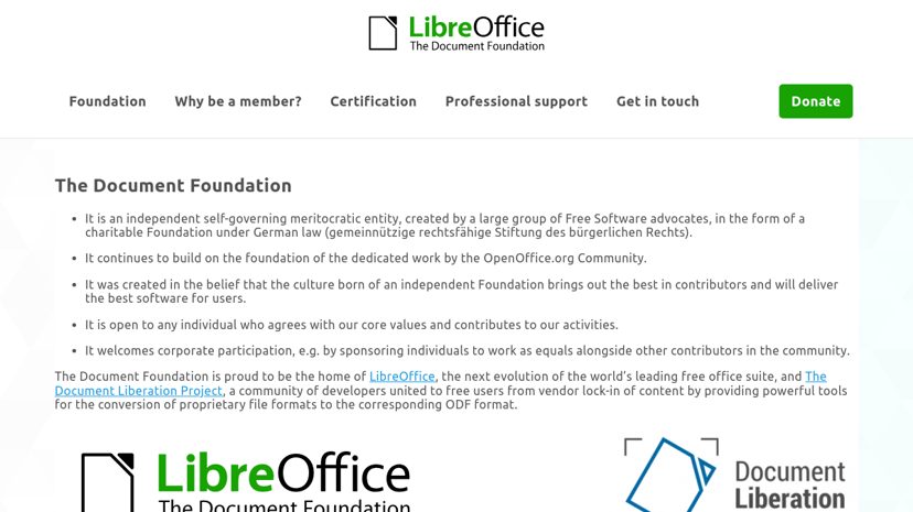 LibreOffice preview