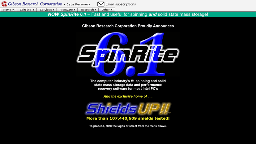 Gibson Research Corporation preview