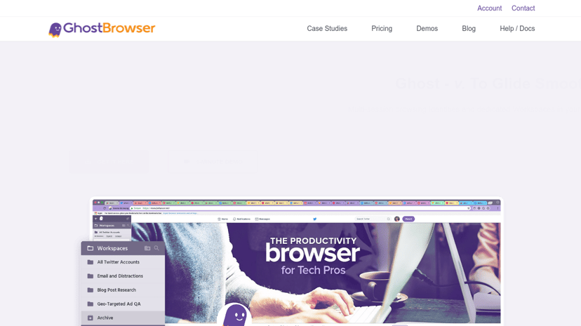 Ghost Browser preview