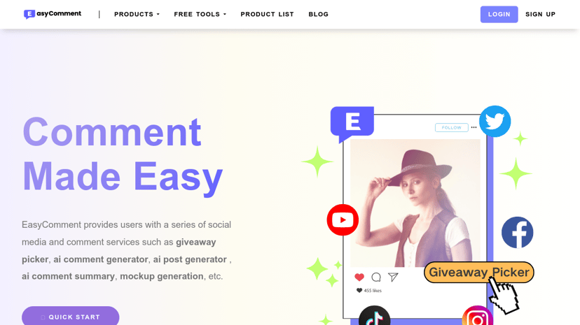 EasyComment preview