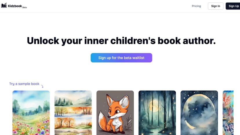 Kidzbook preview