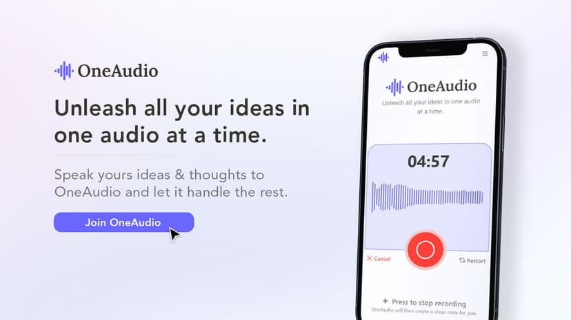 OneAudio preview