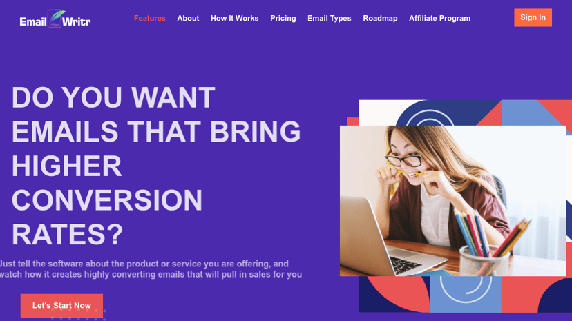 EmailWritr preview