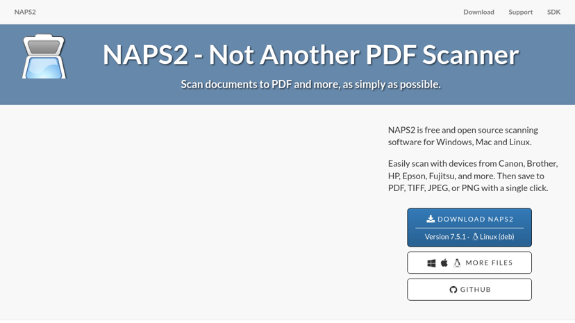 NAPS2 preview