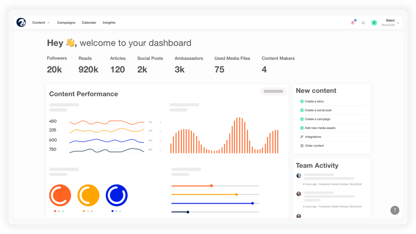 StoryChief preview
