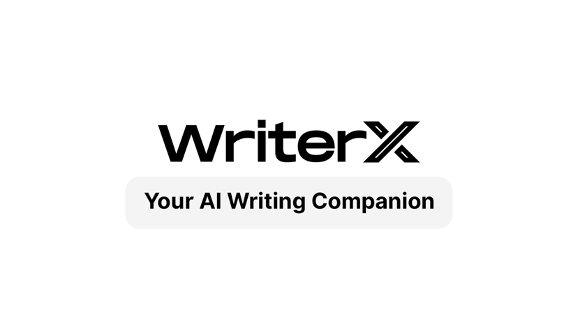 WriterX preview