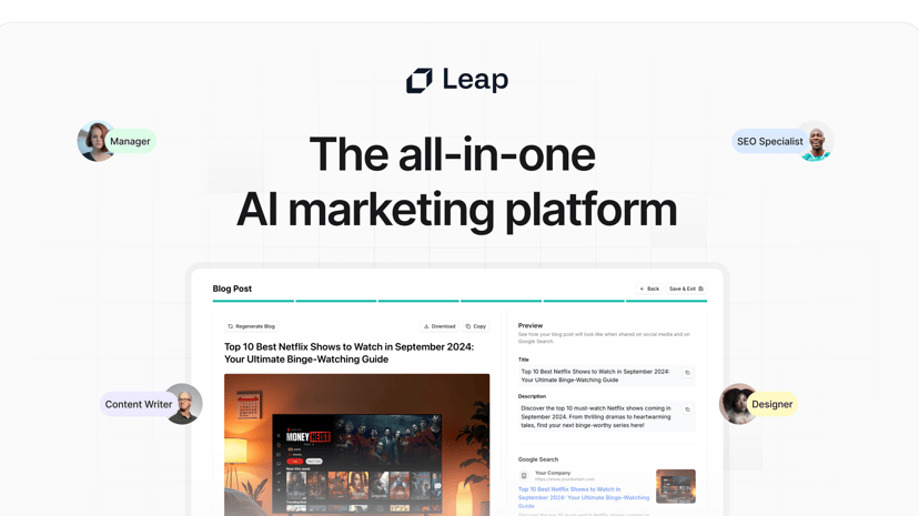 Leap AI preview