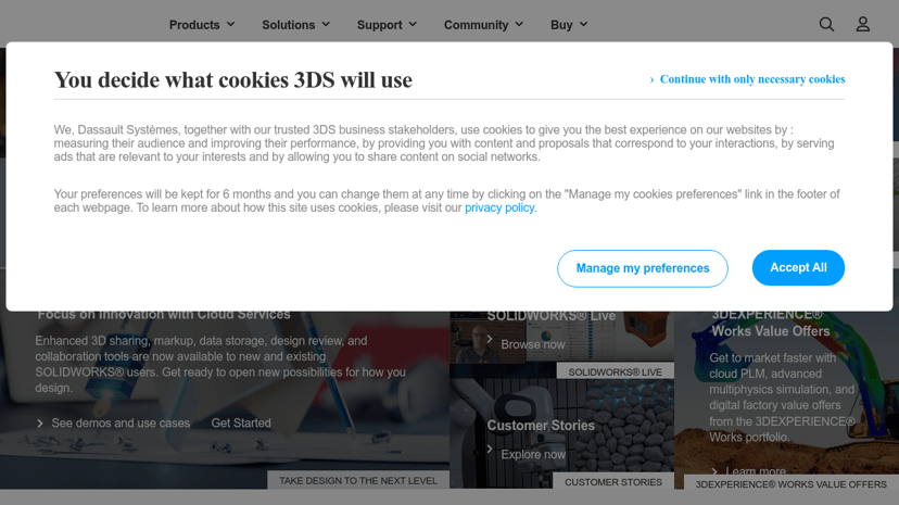 SOLIDWORKS preview