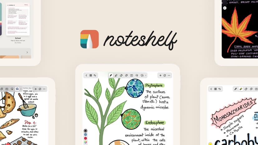 Noteshelf preview
