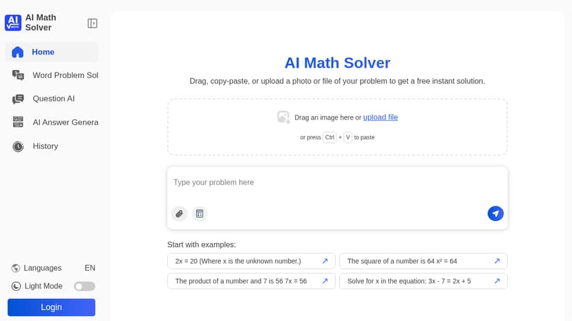 AI Math Solver preview