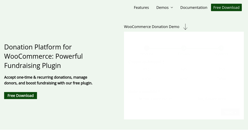 Donation Platform for WooCommerce preview