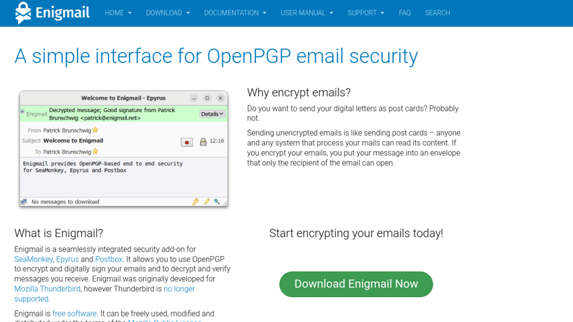 Enigmail preview