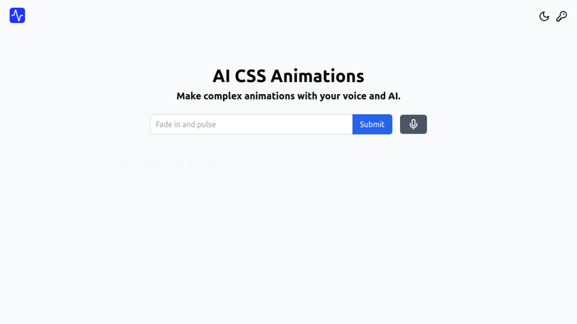 AI CSS Animations preview