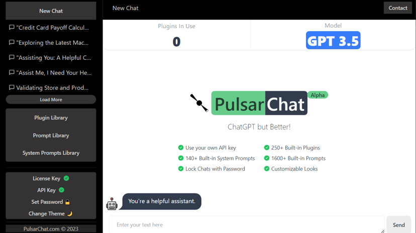 PulsarChat preview