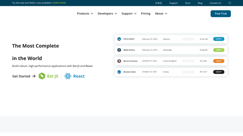 Sencha preview