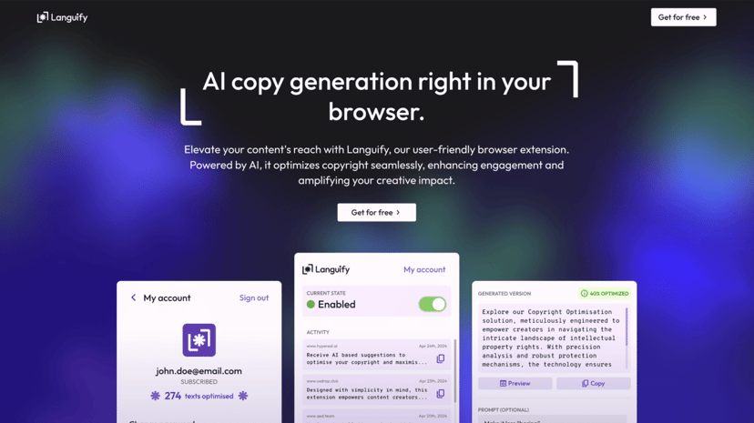 Languify preview