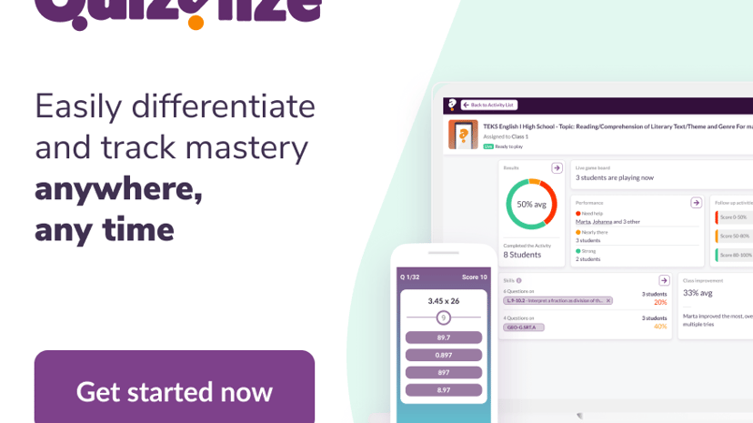 Quizalize preview