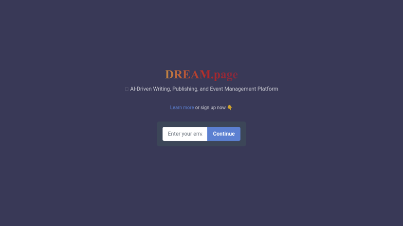 Dream Page preview