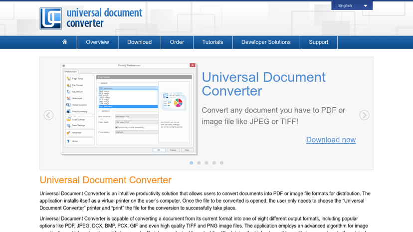 Universal Document Converter preview