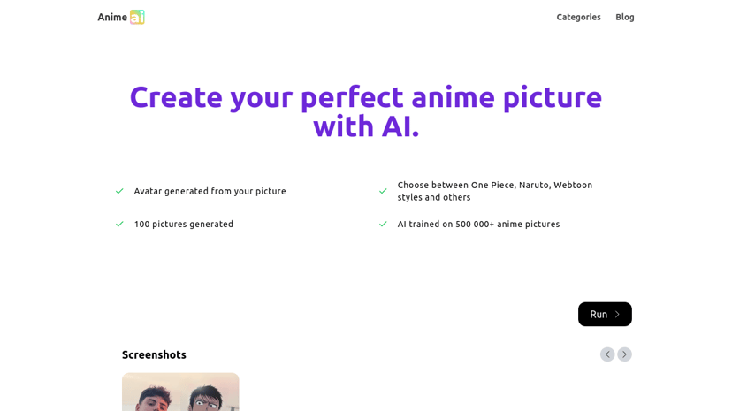 AnimeAI preview