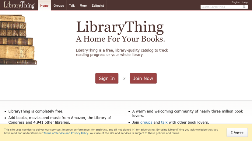 LibraryThing preview