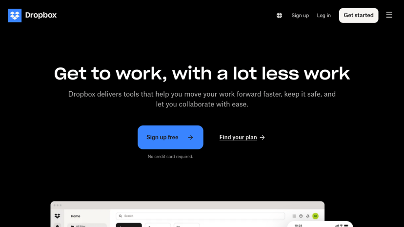 Dropbox preview