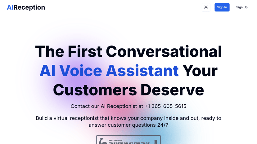 AIReception preview