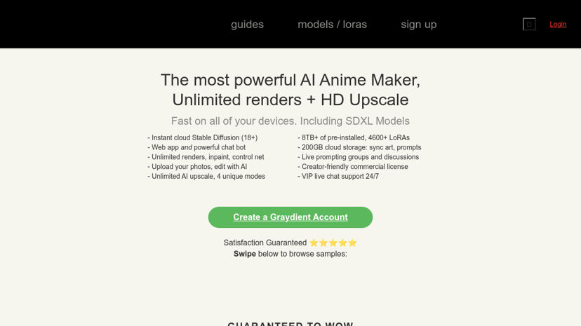 AnimeMaker AI preview