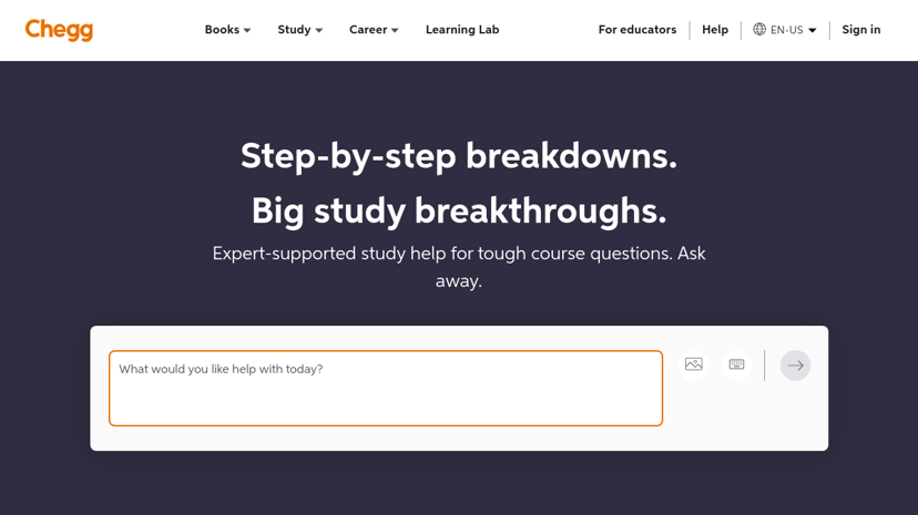 Chegg preview