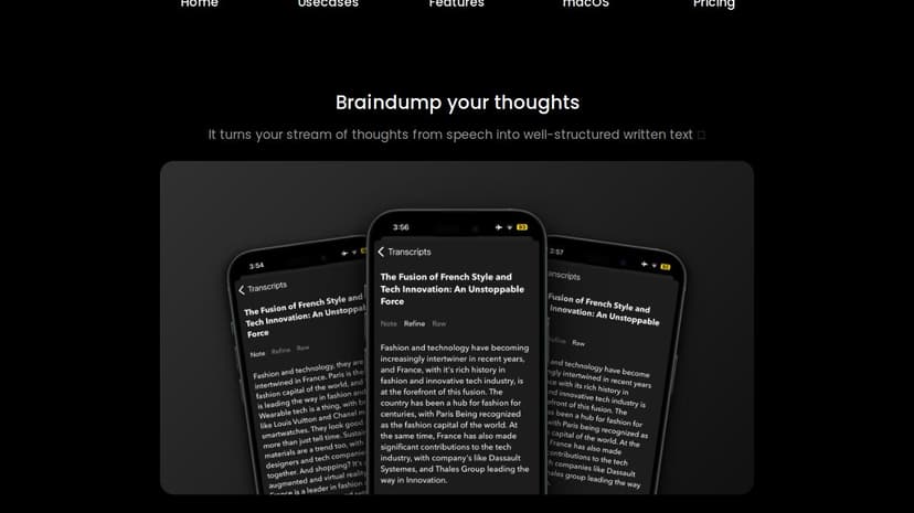 Audio Writer preview