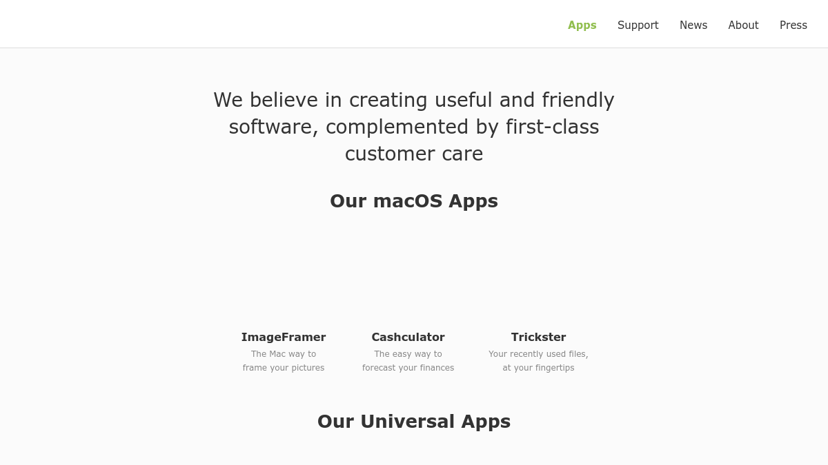 Apparent Software preview